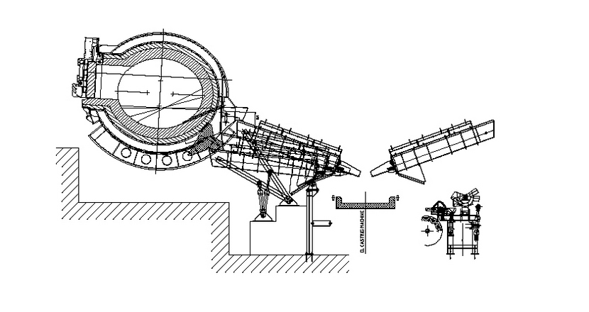 Untersuchung der Gießkinematik